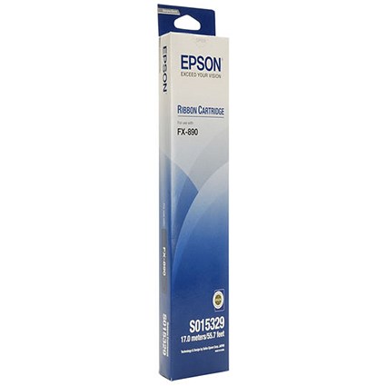 Epson SIDM Ribbon Cartridge For FX-890 FX-890A Black C13S015329