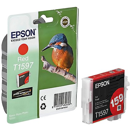 Epson T1597 Red UltraChrome Inkjet Cartridge