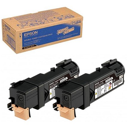 Epson 0631 Toner Cartridge Twin Pack Black C13S050631