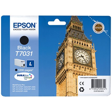 Epson T7031 Black Inkjet Cartridge