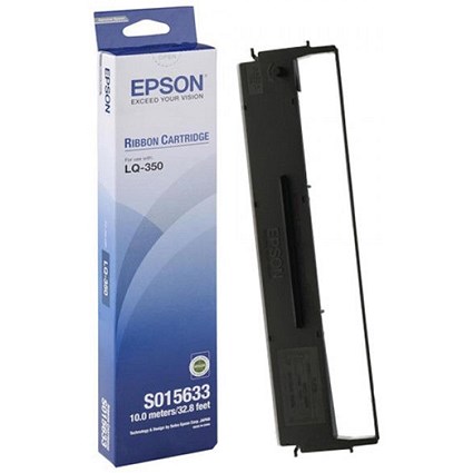 Epson SIDM Black Ribbon Cassette for LQ300+/+11/LQ350 (C13S015633)