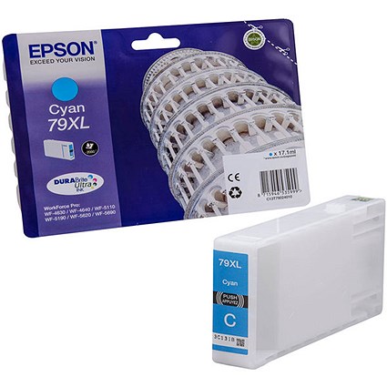 Epson 79XL Cyan High Yield Inkjet Cartridge