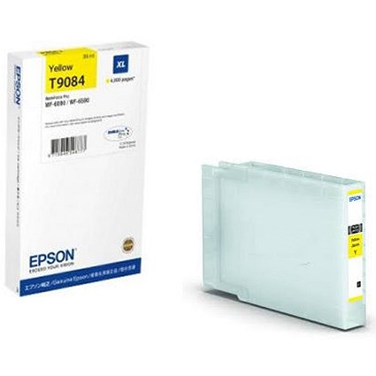 Epson T9084 Ink Cartridge DURABrite Pro XL Yellow C13T908440