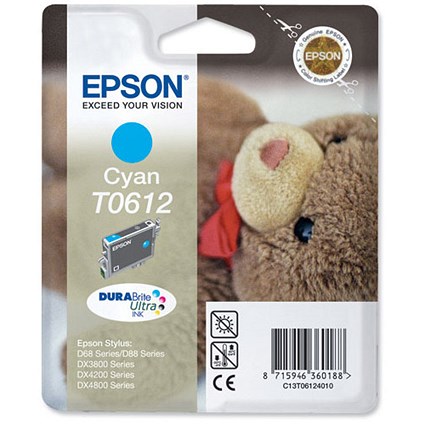 Epson T0612 Cyan Inkjet Cartridge