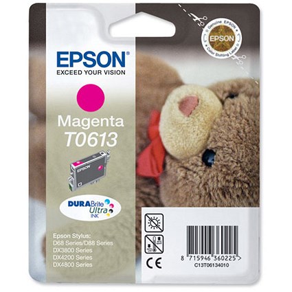 Epson T0613 Magenta Inkjet Cartridge