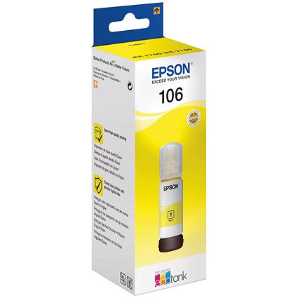 Epson 106 Ink Bottle EcoTank Yellow C13T00R440