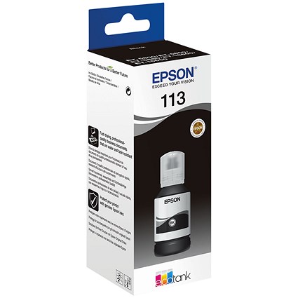 Epson 113 Ink Bottle EcoTank Pigment Black C13T06B140