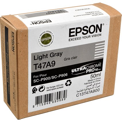 Epson T47A9 UltraChrome Pro Ink Cartridge Light Grey C13T47A900