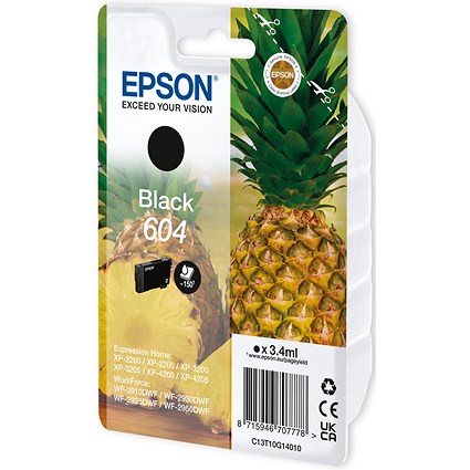 Epson 604 Pineapple Ink Cartridge Black C13T10G14010