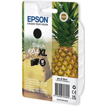 Epson 604XL Pineapple Ink Cartridge High Yield Black C13T10H14010