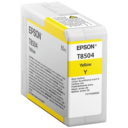Epson T8504 Ink Cartridge Yellow C13T850400
