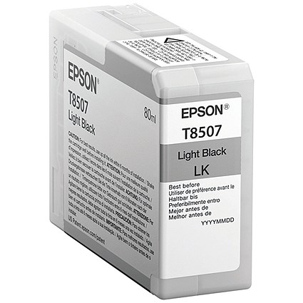 Epson T8507 Ink Cartridge Light Black C13T850700