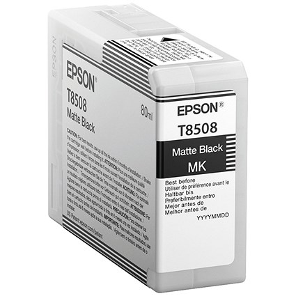 Epson T8508 Ink Cartridge Matte Black C13T850800