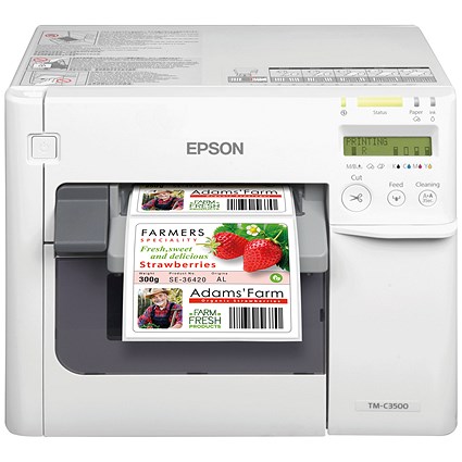 Epson TM-C3500 Inkjet Label Printer Colour 720X360 DPI C31CD54012CD