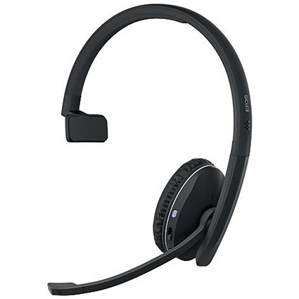 Epos Adapt 231 Adapt 200 Series Wireless Monaural On Ear Headset, USB-C via Bluetooth Adapter