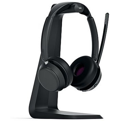 Epos Impact 1061T ANC Wireless Binaural On Ear Headset, Bluetooth with Charging Stand Epos Impact 1061T ANC Wireless Binaural On Ear Headset, Bluetooth with Charging Stand