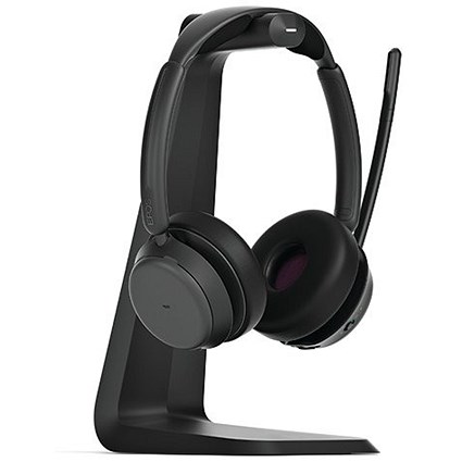 EPOS Impact 1061T Wireless Binaural On Ear Headset, Bluetooth with Charging Stand