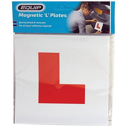 Equip Magentic L Driving Plates Pack of 2