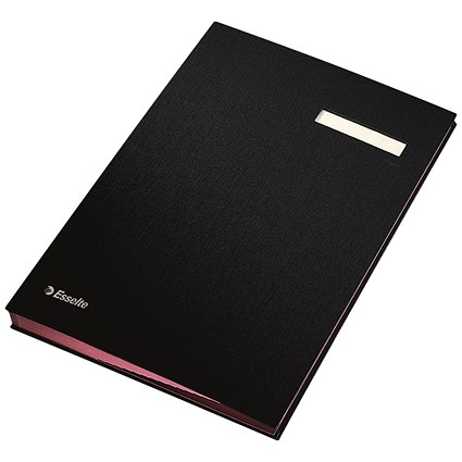 Esselte Signature Book 20 Part Black