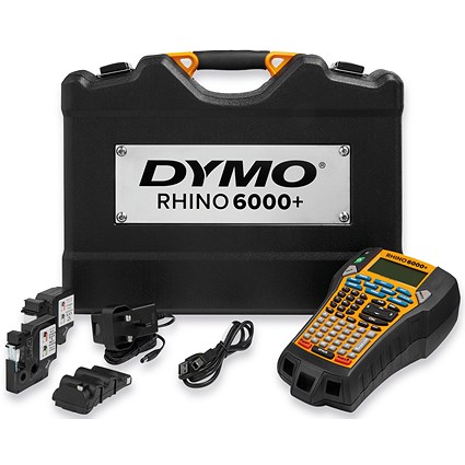 Dymo Rhino 6000 Plus Industrial Label Printer with Case, Handheld Dymo Rhino 6000 Plus Industrial Label Printer with Case, Handheld