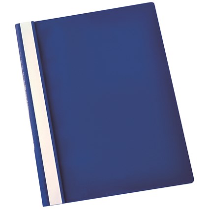 Esselte Report File Polypropylene A4 Dark Blue (Pack of 25)