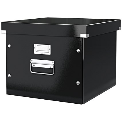 Leitz Wow Click And Store Archive Box, For A4 Suspension Files, Black