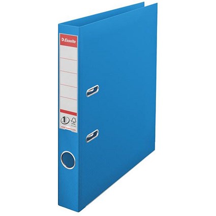 Esselte 50mm Lever Arch File Polypropylene A4 Blue (Pack of 10)