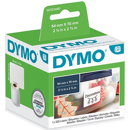 DYMO LW Coloured Shipping/Name Badge 2133399, Stickers