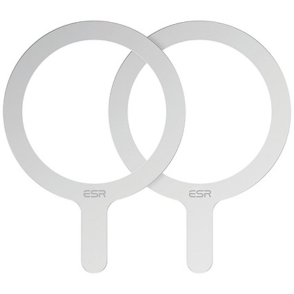 ESR HaloLock Universal Magsafe Ring, White, Pack of 2