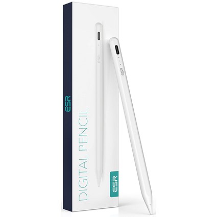 ESR Digital Magnetic Pencil, For iPad, White