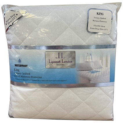 Quilted Waterproof Mattress Protector King (Pack of 12)