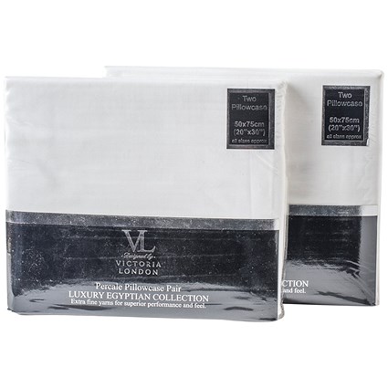 VL Percale Pillowcase Pairs (Pack of 50)