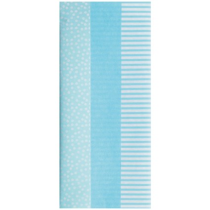 Blue Baby Tissue Paper (Pack of 12)