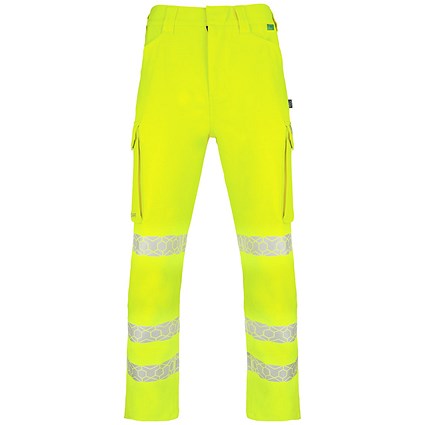 Envirowear Hi-Vis Trousers, Saturn Yellow, 30T