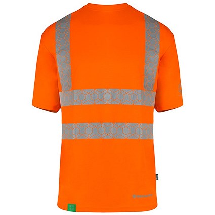 Envirowear Hi-Vis T-Shirt, Orange, Large