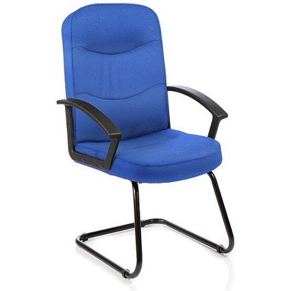 Harley Cantilever Visitor Chair - Blue