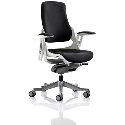 Zure Executive Chair, Height Adjustable Arms, Black - Delivered Built