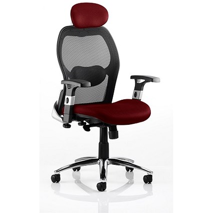 Sanderson Executive Airmesh Chair - Red