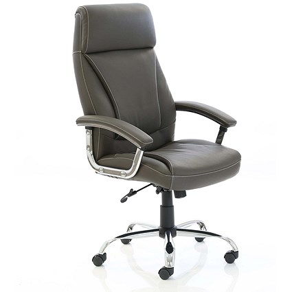 Penza Leather Executive Chair, Brown