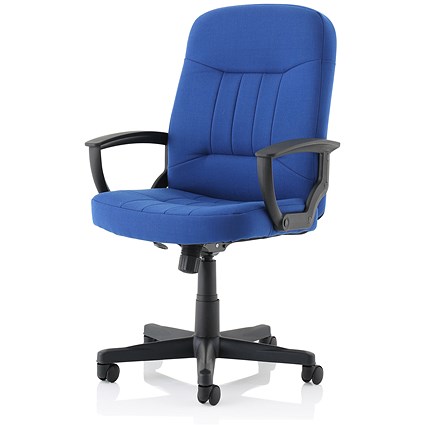 Medium Back Managers Chair - Blue