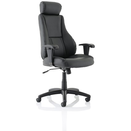 Hampshire Plus Managers Chair, Height Adjustable Arms, Black
