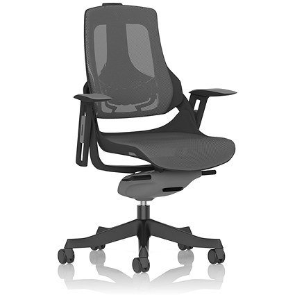 Zure Noir Black Shell Black Base Charcoal Mesh