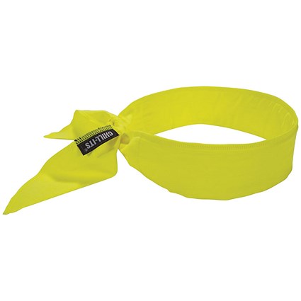 Ergodyne Evaporative Cooling Bandana, Yellow