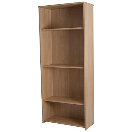 Basix Tall Bookcase - Oak