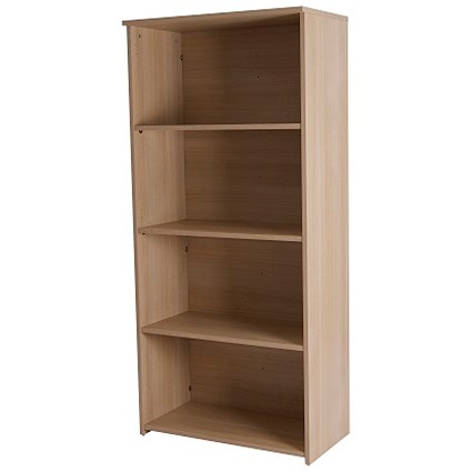 Retro Medium Tall Bookcase - Oak