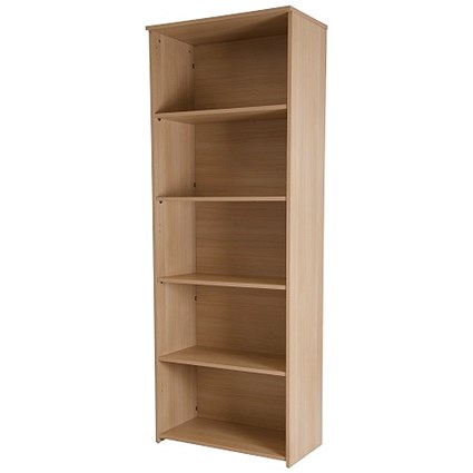 Retro Tall Bookcase - Oak