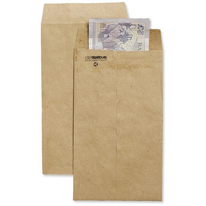 New Guardian Wage Envelopes Press Seal Manilla 171x102mm [Pack 1000]
