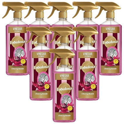 Fabulosa Vinegar Spray Cherry Bomb 750ml Pack of 9