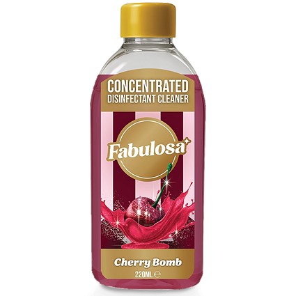 Fabulosa Concentrated Multipurpose Cleaner Cherry 220ml Pack of18