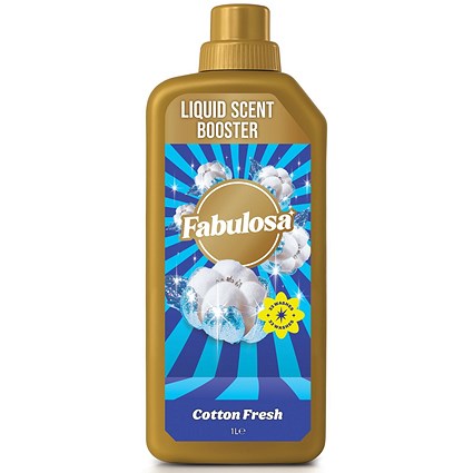 Fabulosa Liquid Scent Booster Gel Cotton Fresh 1L Pack of 12